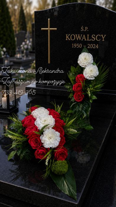 Wiązanki na cmentarz