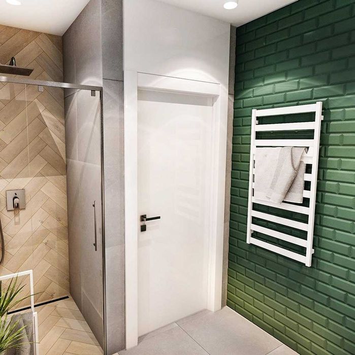 Рушникосушка Terma Vivo 91x50 | 115x50 | 115x40 Чорна і біла