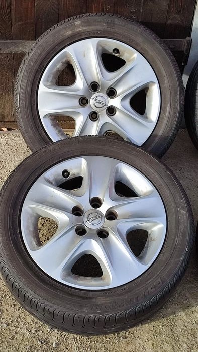 Диски з колесами ЛІТО Opel Zafira 5/110/16 структурні з ковпаками