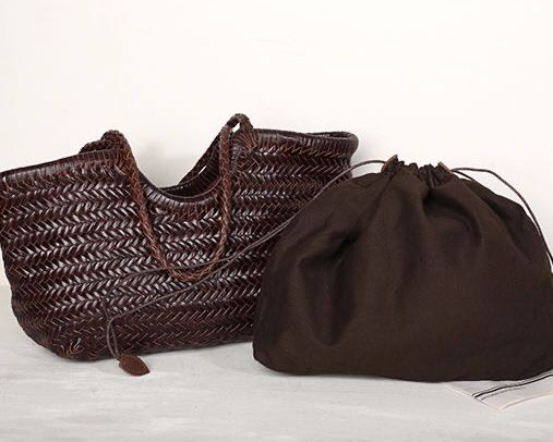 Сумка плетена Dragon Diffusion dark brown
