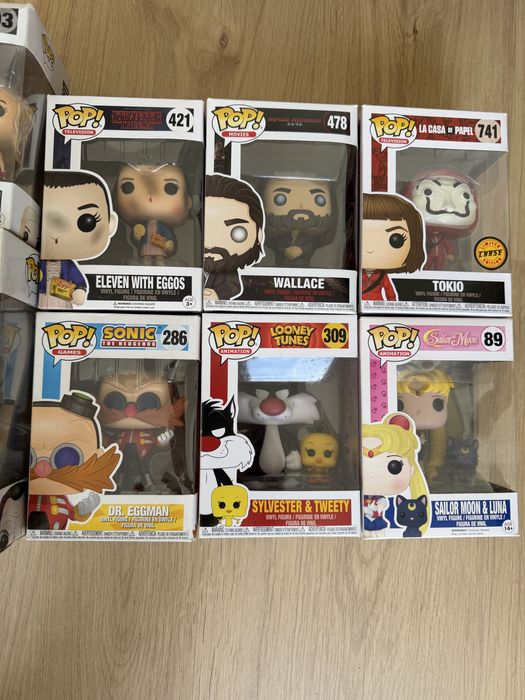 Funko POP lote todos em caixa nunca retirados