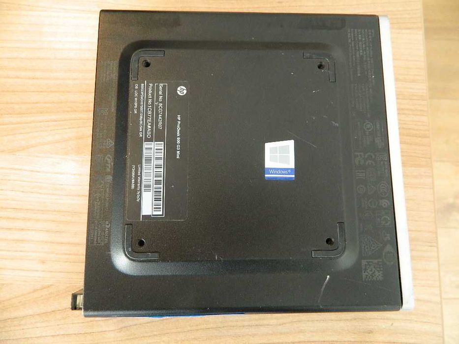 HP ProDesk 600 G3 mini Core i5-7500T 8GB DDR4