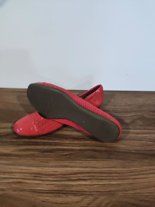 Piękne czerwone baleriny