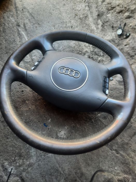 Audi a4 b6 b7 kierownica multi jasna