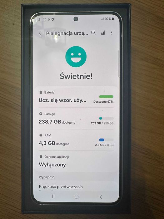Samsung Galaxy S22 256GB Fioletowy Stan Idealny