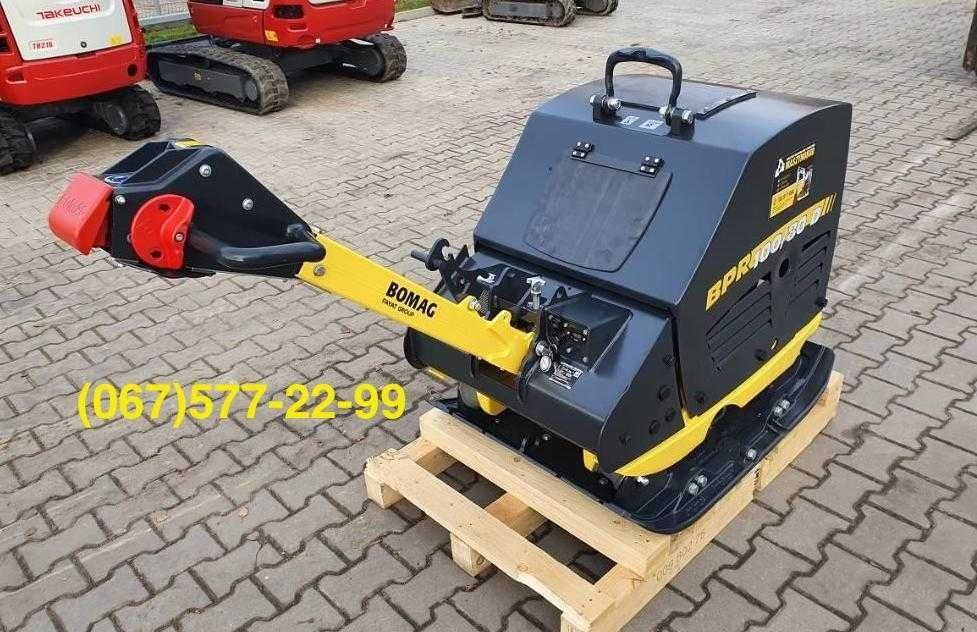 Виброплита 720кг Bomag BPR 100/80d, 2020г, 34часа Трамбовка
