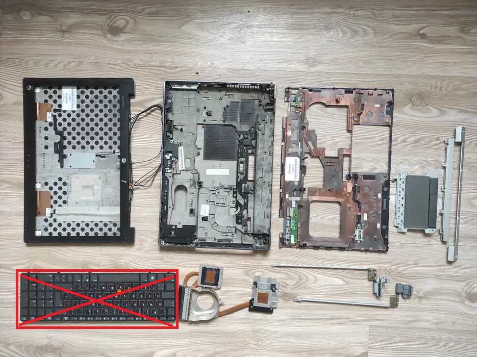 Разборка запчасти ноутбук HP8560w