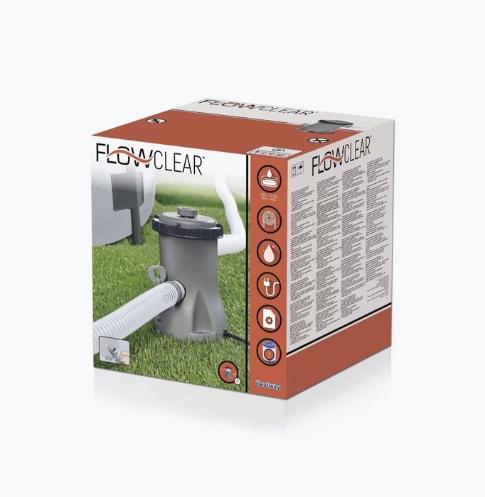 Bomba de Filtragem de Água de Piscina - Bestway - 1249L/h