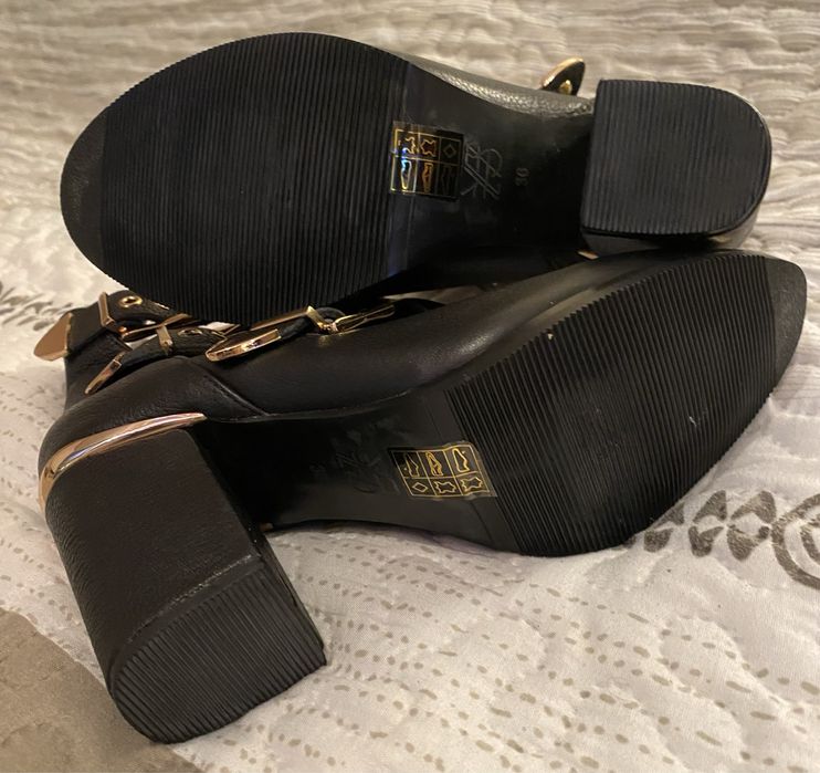 Śliczne botki skorzane rozm.36