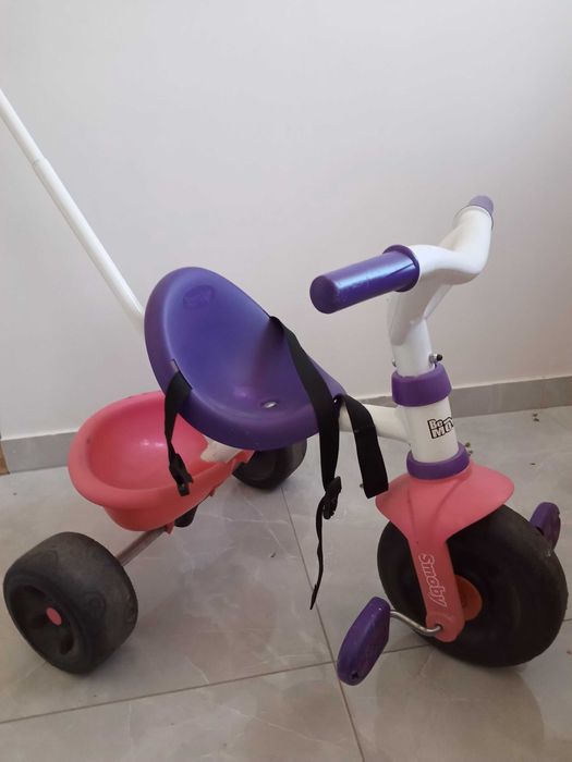 Rowerek trójkołowy z przyczepką