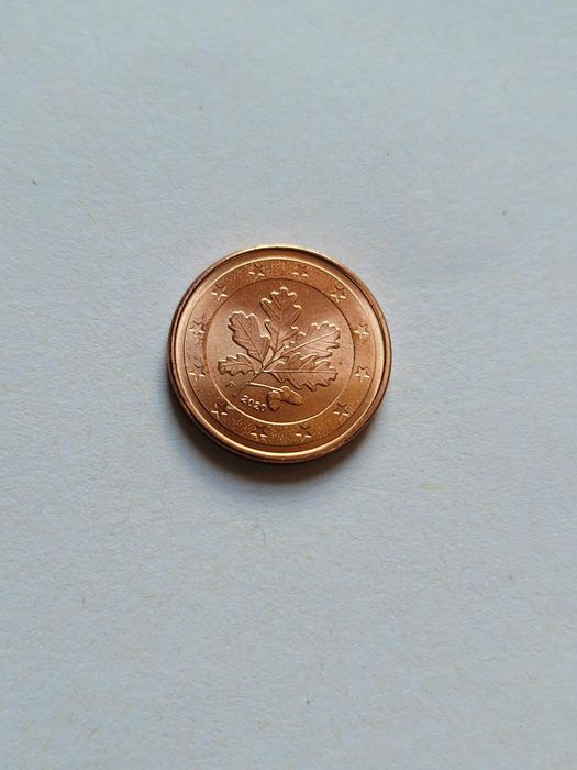 1 euro cent 2020 r. Niemcy F