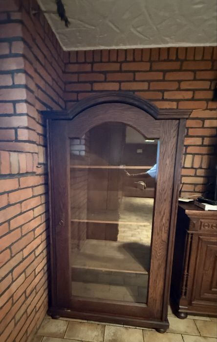 Stylowe drewniane regaly biblioteczki  2 sztuki