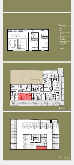 Apartamento T2 bem localizado