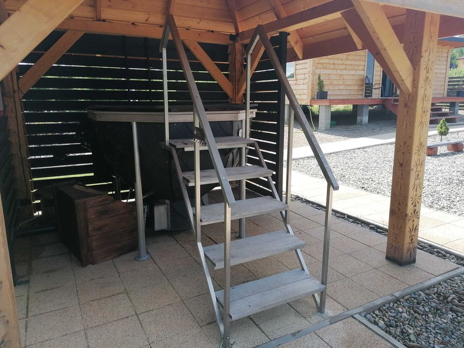 **Ekskluzywny Domek **Jacuzzi**Chata Solna**12osób**Basen** Na wyłączność**