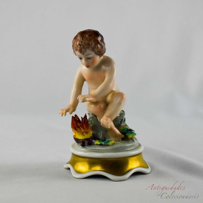 Figura Artibus “Inverno” das 4 estações pintado à mão