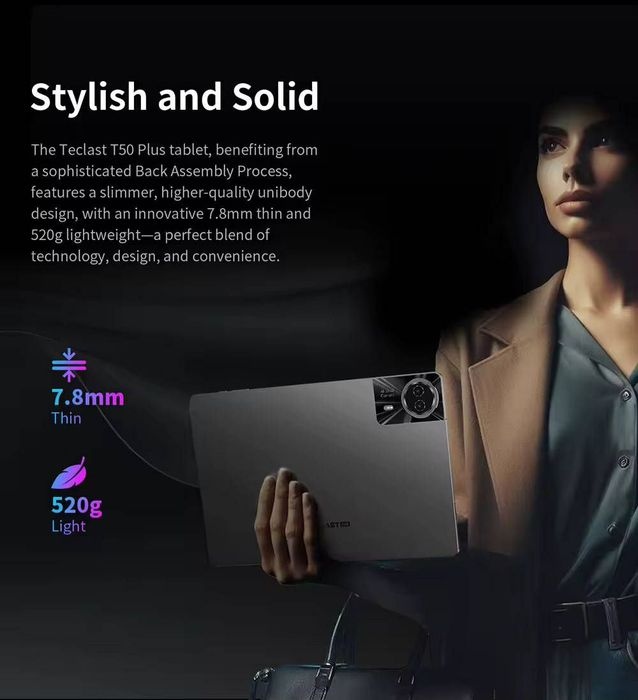 новий планшет Teclast T50 Plus – потужний, ємний та стильний!