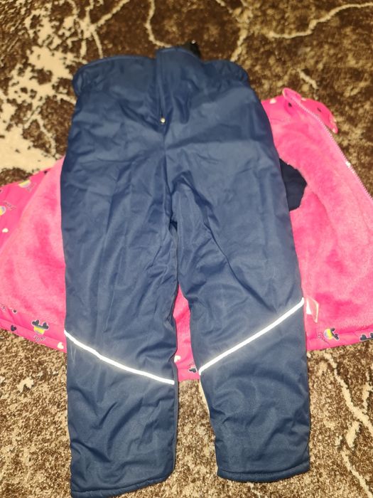 Теплий зимовий комбінезон для дівчинки