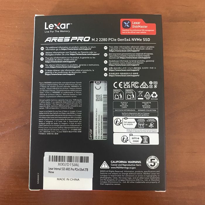 lexar ares pro 2 tb gen5 nvme ssd – nowy
