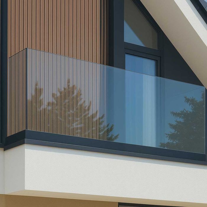 Balustrady szklane na wymiar - od 900 zł/mb | montaż