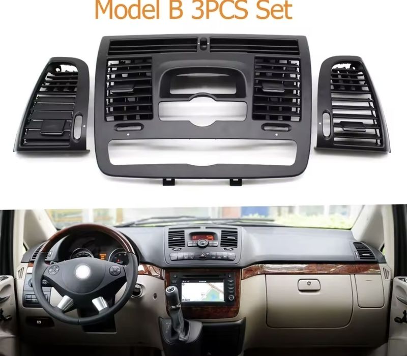 Grelha ventilação da sofagem A/C do tablier Mercedes vito viano