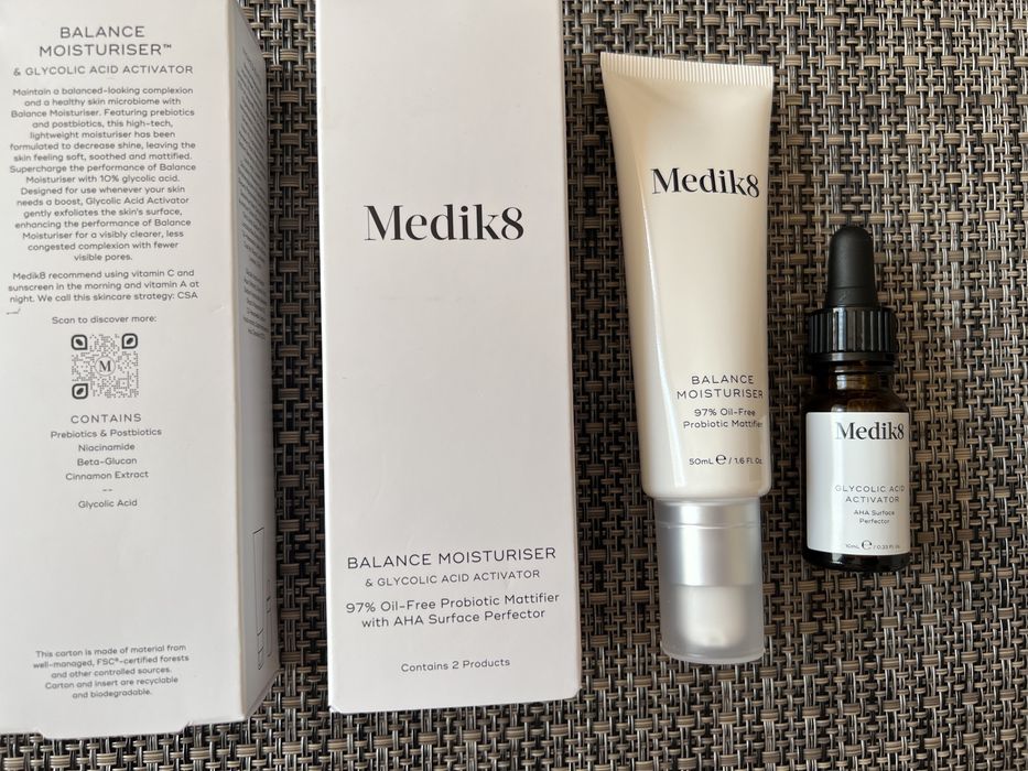 Medik8 Balance Moisturiser Glycolic Acid матуючий крем