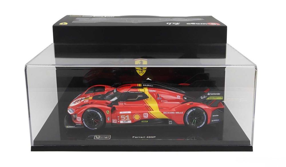Ferrari 499P #51 "AF Corse" #51 Winner 24h Le Mans 2023 - 1/18 Burago