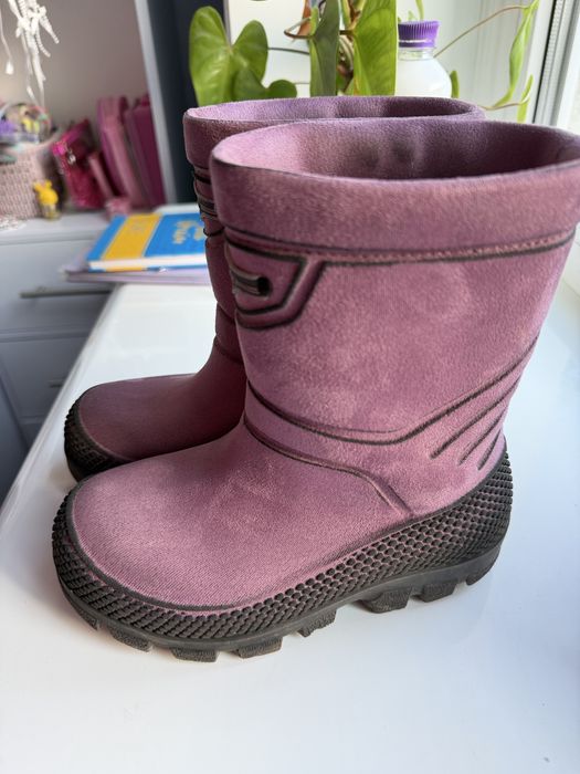 Зимові чоботи на хутрі для дівчинки Husky Alisa Line 31-32 розмір