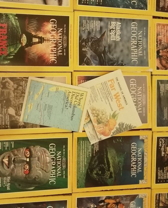 Mapa da Columbia National Geographic