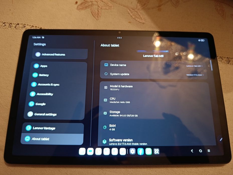 Lenovo tab m11 com capa e caneta