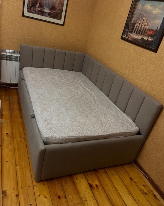 ліжко 80*190, ліжко із натурального дерева, підліткове ліжко, 90*190