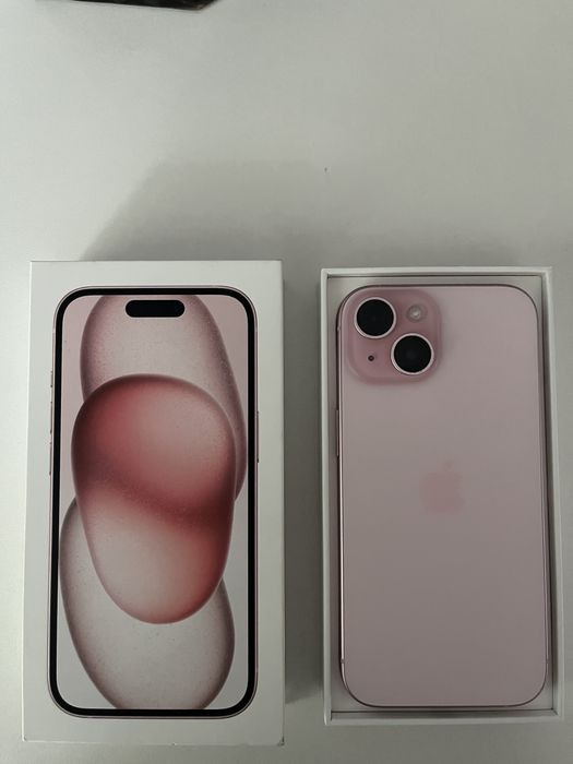 iPhone 15 różowy stan igła