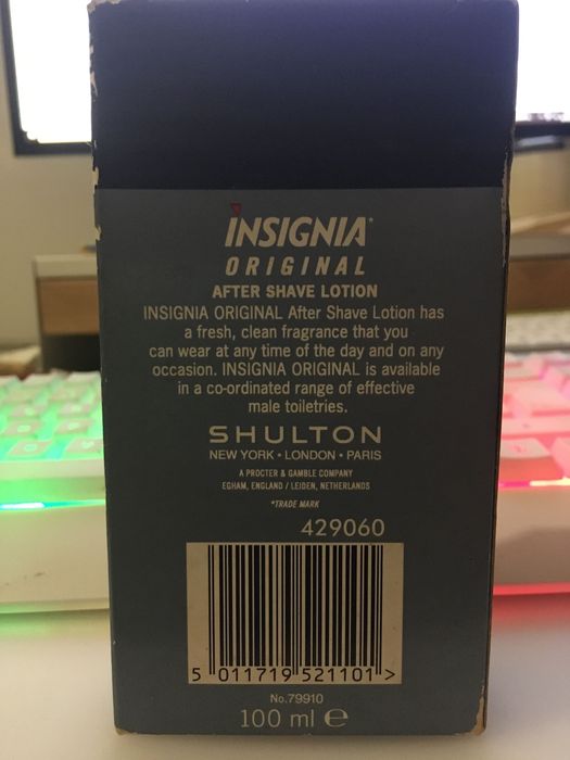 Aftershave Insignia 80’s