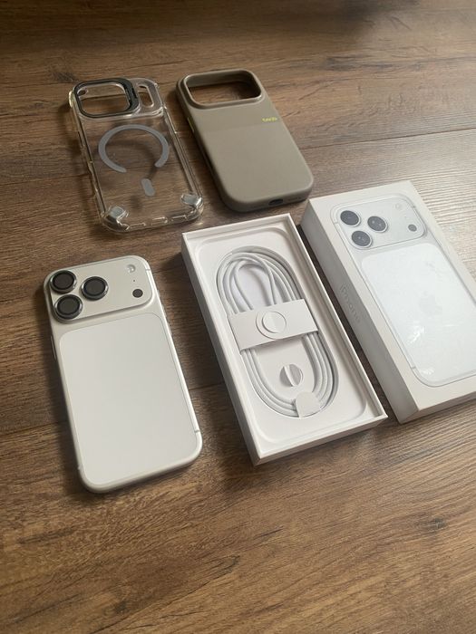 iPhone 17 Pro Biały 256GB | 100% baterii | na gwarancji