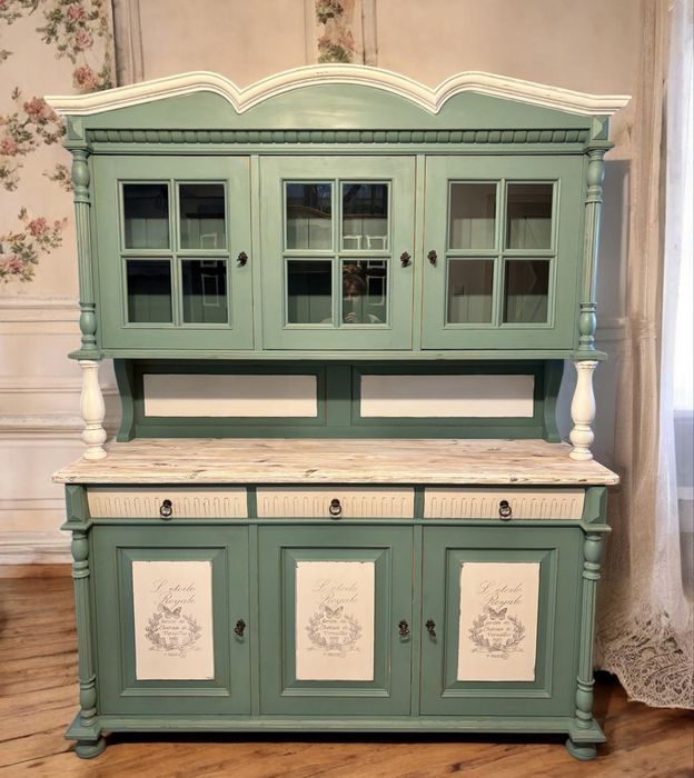 Kredens rustykalny, kredens wiejski, kredens prowansalski