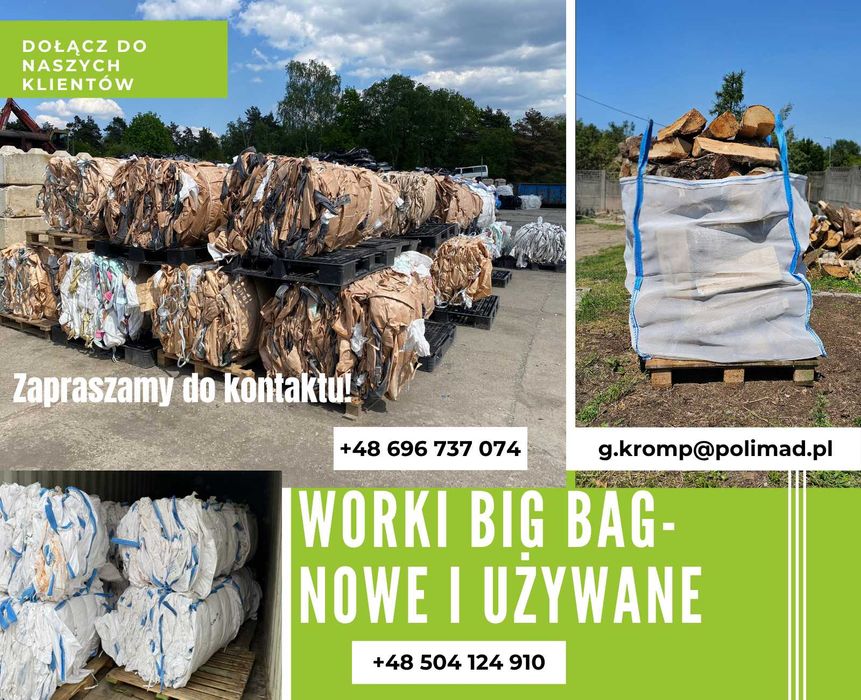 Worki Big-Bag I i II sort- Cena Brutto! Darmowa wysyłka.