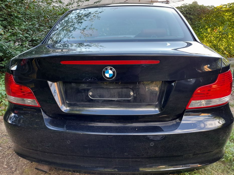 Bmw e82 kpl.klapa tył 668/9 schwarz 2 oryginał malowanie stan bdb