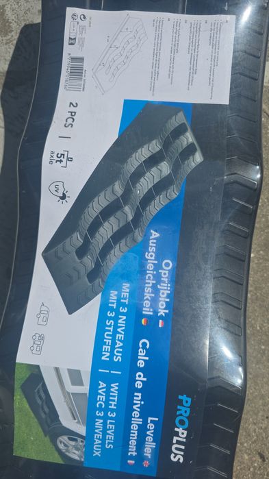 Cunha nivelador autocaravana