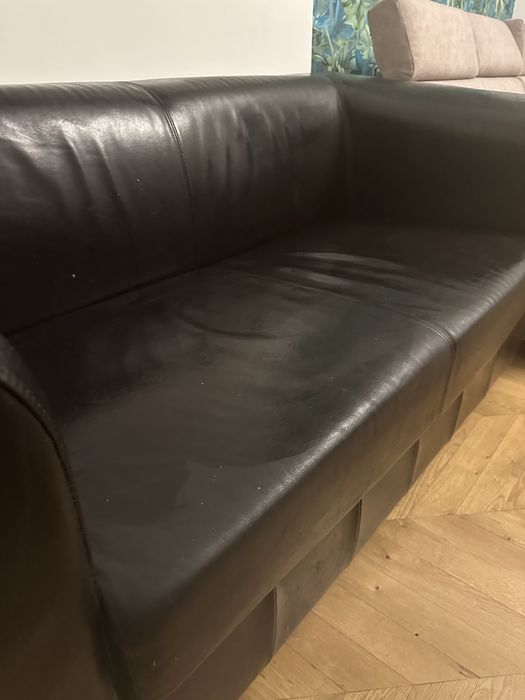 Sofa i 2 fotele ekoskóra