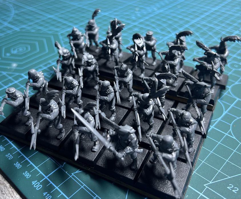Warhammer Empire State Troops - Halabardies, Halabardnicy - 25 sztuk