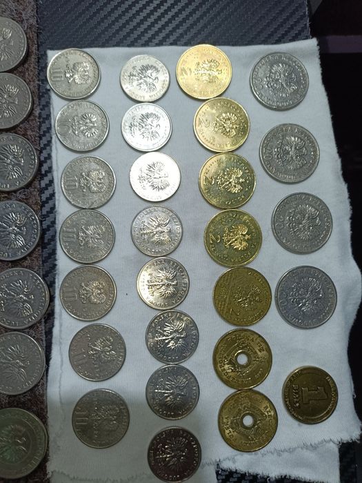 Monety Polskie stan bardzo dobry tylko całość