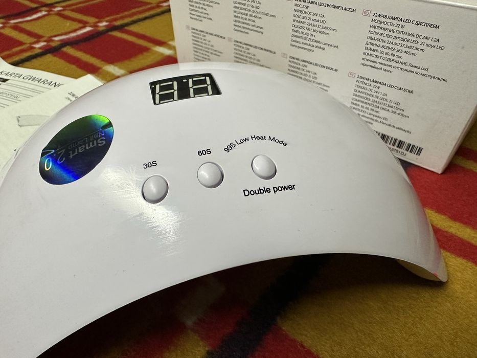NEONAIL Lampa LED 22W/48 z wyświetlaczem