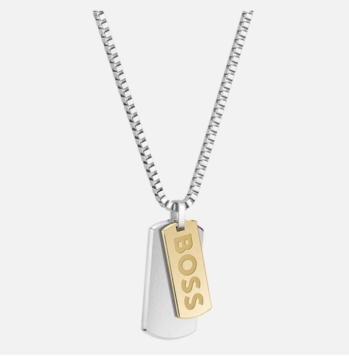 Boss Jewelry

Colar Homem malha prateada com placas