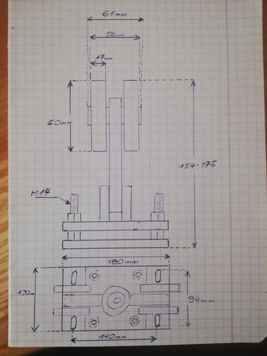 Wózki rolki bramy przesuwnej 80x80