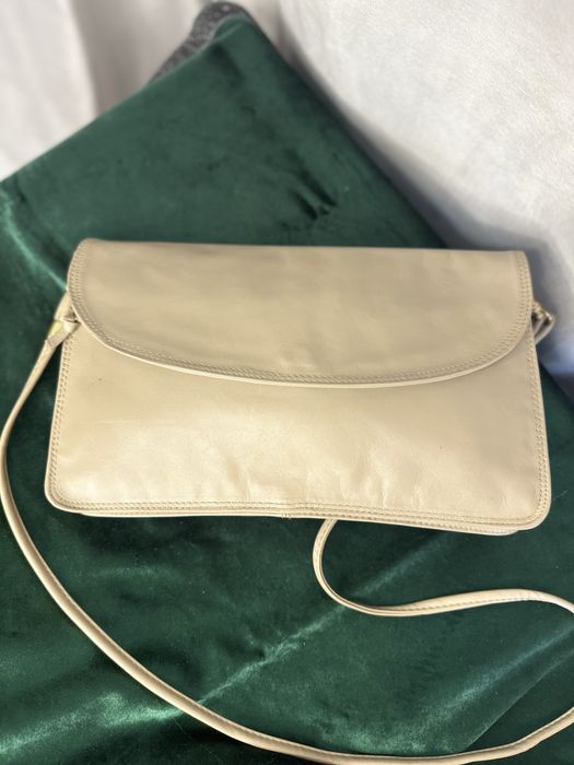 Вінтажна шкіряна сумка / клач Tula