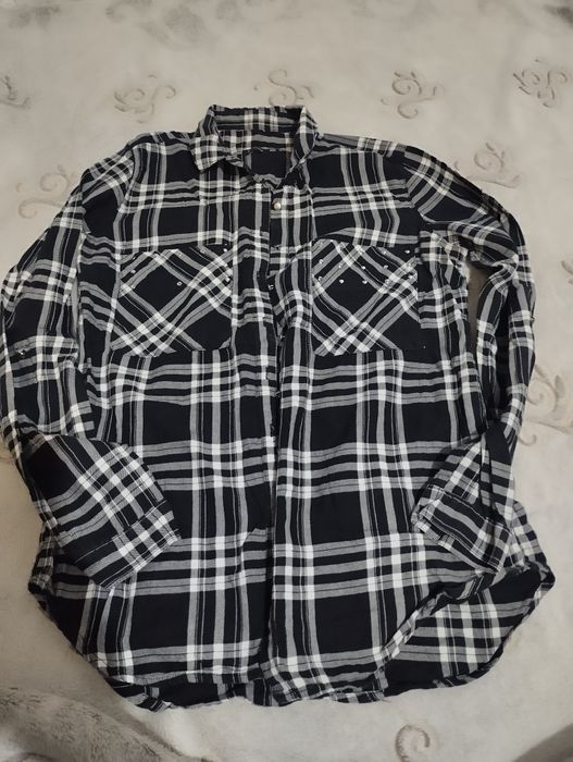 Koszula w kratkę Sinsay S