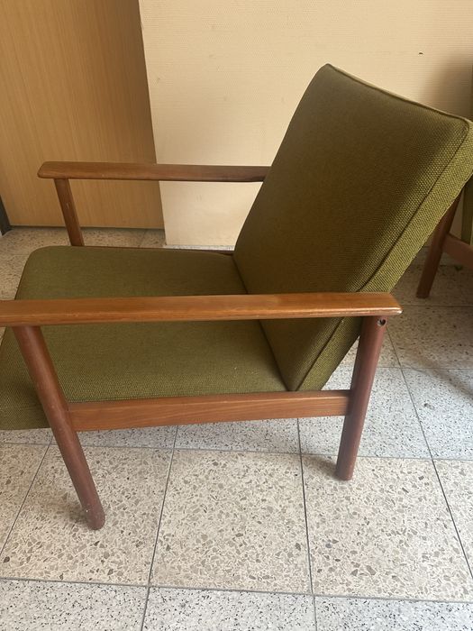Fotel lisek PRL 2 szt do renowacji