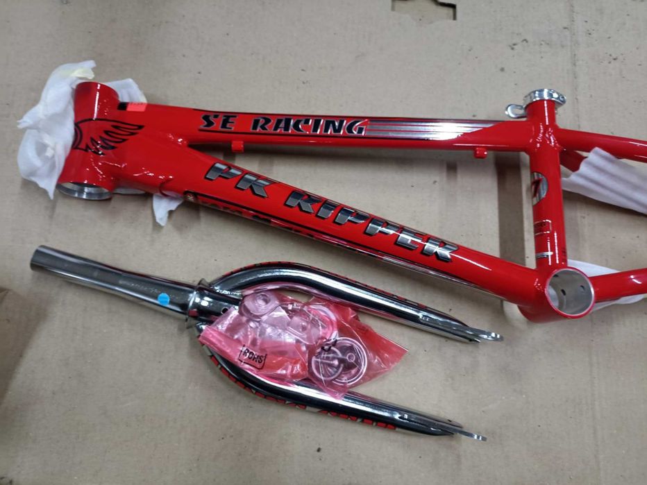 Nowa rama bmx racing Frameset + stery + widele