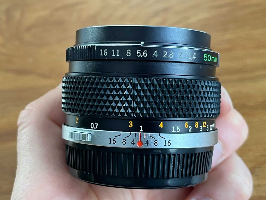 Olympus OM G.Zuiko 50mm f1.4 Kraków Prądnik Biały • OLX.pl