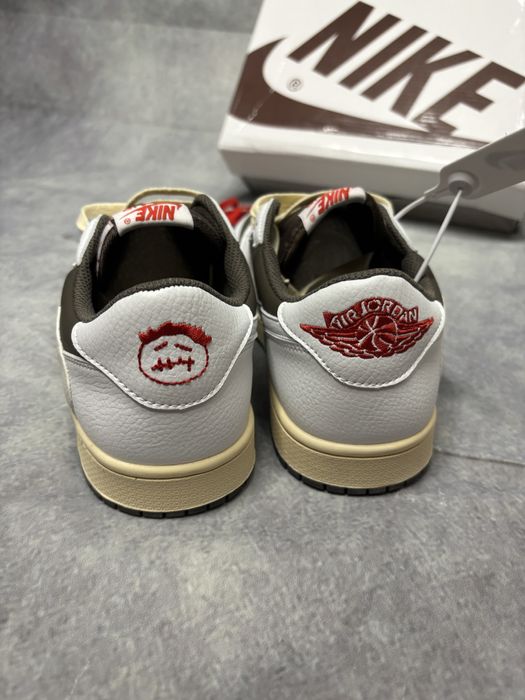 Кроссовки Nike Travis scott x air jordan 1 low mocha, найк