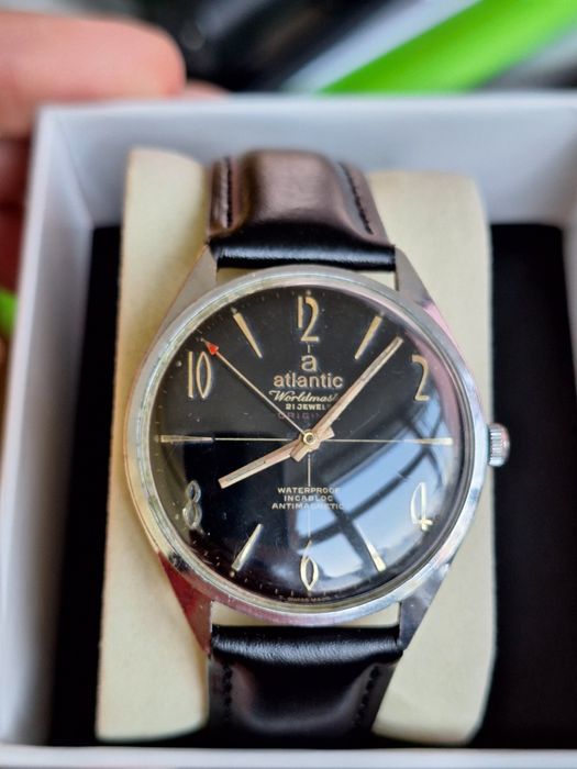 Atlantic Worldmaster 21jewels Unitas